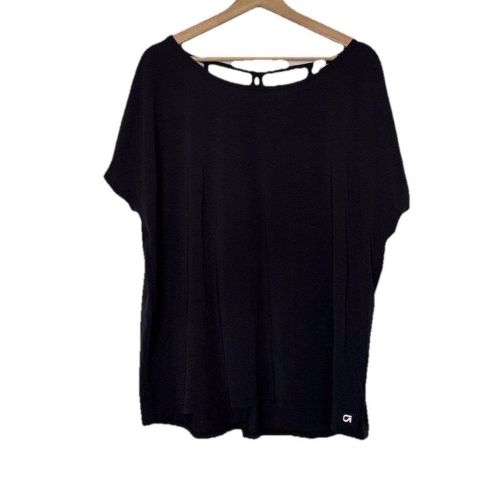 Gap Fit Breathable Black Activewear Top Sz. XL NWT!
